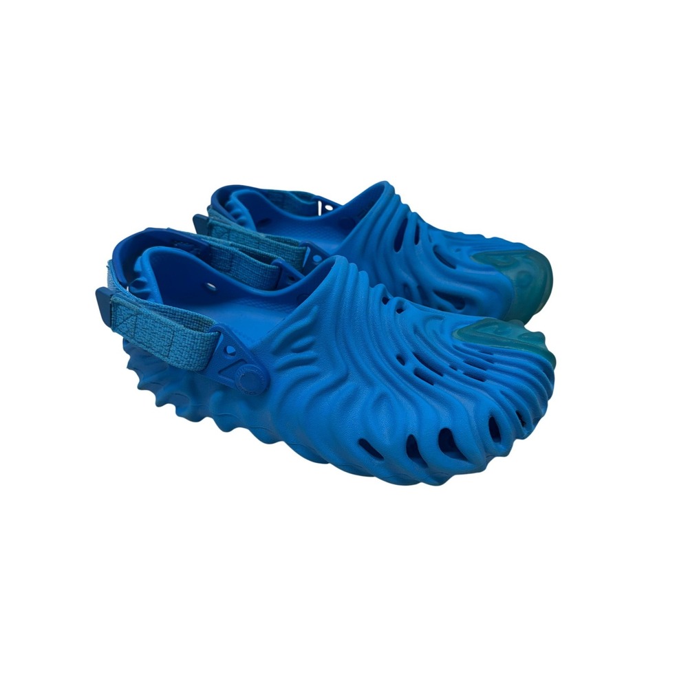 Crocs Salehe Bembury Pollex Clog Tide Blue Kids Size J 2